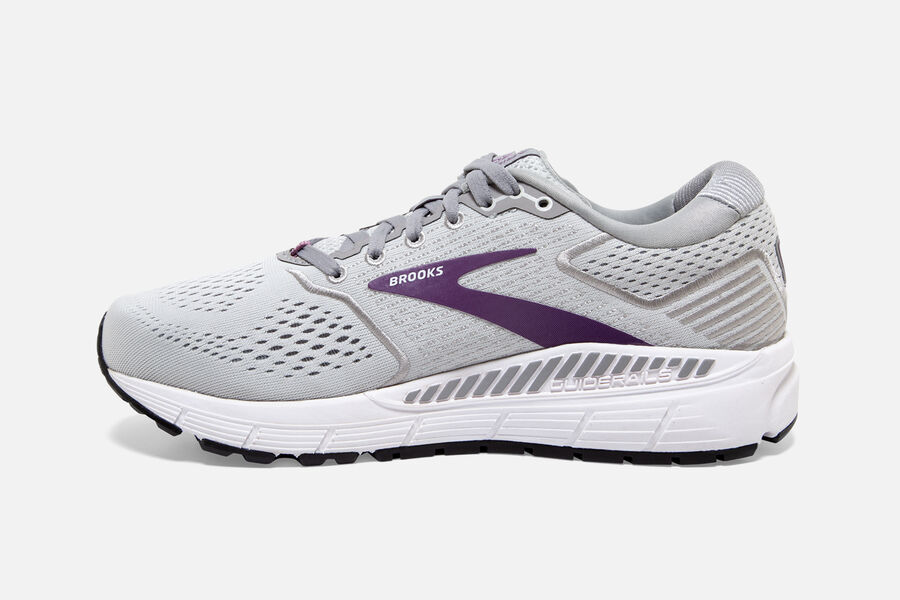 Brooks Running Shoes - Ariel \'20 Road Womens - Grey/Purple - FQW-179046